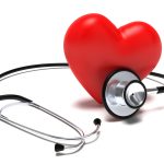 corazón monitoreado y sano