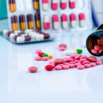 frasco con analgesicos